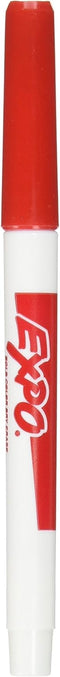 Expo Low Odor, Red, Fine Tip, Dry, Erase Marker, 2 Packs of 12,...