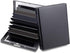 EASTNIGHTS RFID Credit Card Holder Protector Metal Credit Card Wallet Business Card Holder for Men Women Gift Box Package (Black)...
