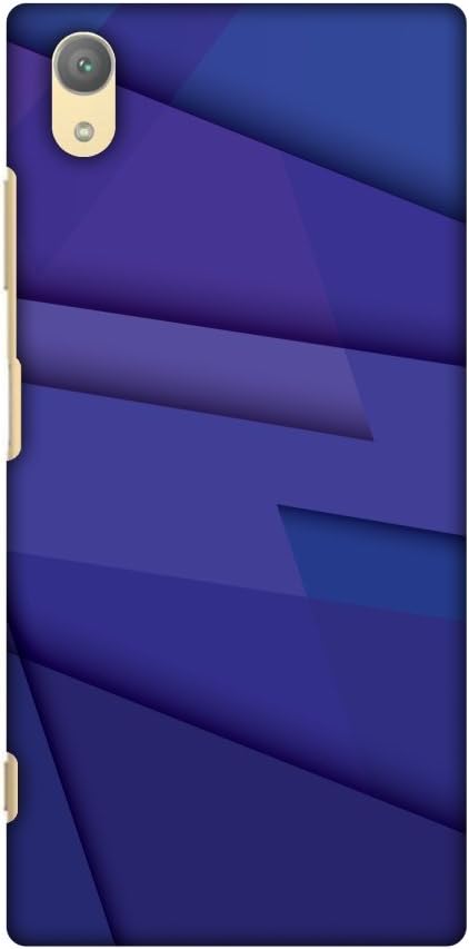 AMZER Slim Fit Handcrafted Designer Printed Snap On Hard Shell Case Back Cover with Screen Cleaning Kit Skin for Sony Xperia Xa1 Plus - Intersecti...