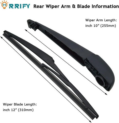 Rear Windshield Wiper Arm Blade Set 85241-42070 for Toyota Highlander Matrix Rav4 Prius V, for Lexus NX300h NX200t RX450, for Land Rover Discovery...