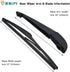 Rear Windshield Wiper Arm Blade Set 85241-42070 for Toyota Highlander Matrix Rav4 Prius V, for Lexus NX300h NX200t RX450, for Land Rover Discovery...