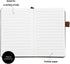 Small Pocket Notebook, Leather Journal Mini (Black)...