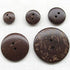 Chenkou Craft 100pcs 5/8"(15mm) Brown Natural Coconut Shell Coco Button 2 Holes Craft Clothe Sewing (5/8"(15mm))...