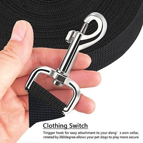 Pet Dog Training Leash Strong Durable Nylon Lead, Traction Rope, 5 Feet Long for Puppy Kitty Rabbit Training or Walk 3 Pack Set...