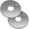 Plumbing Cover Plates, Escutcheon plate, Stainless Split Flange, Hinged Floor and Ceiling Plates for than 21mm Dia Pipe (Fits 1/2 Inch IPS), Chrom...