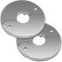 Plumbing Cover Plates, Escutcheon plate, Stainless Split Flange, Hinged Floor and Ceiling Plates for than 21mm Dia Pipe (Fits 1/2 Inch IPS), Chrom...