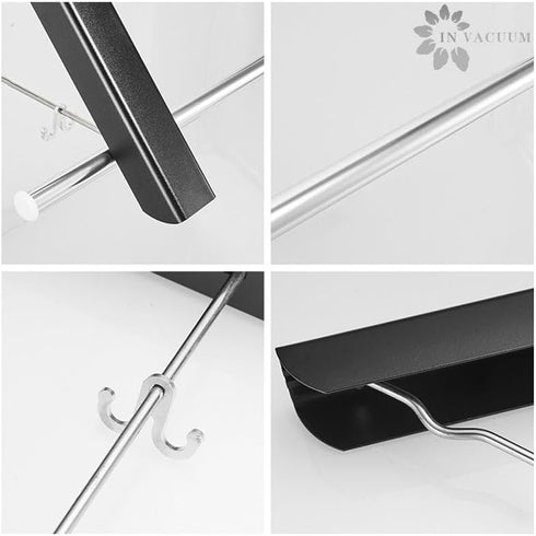 IN VACUUM Clothes Drying Rack, Laundry Racks for Drying Clothes, Wall Mounted Retractable Clothes Hanger for Laundry Room, Garage, Indoor & Outdoo...