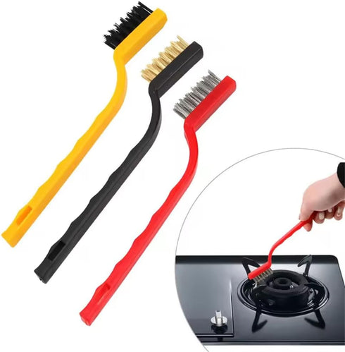Cleaning Brush Home Kitchen Clean Wire Brush for Gas Stove Smoke Machine, Gap Cleaning Brush, Hard Bristle Crevice Cleaner Brush, Crevice Cleaning...