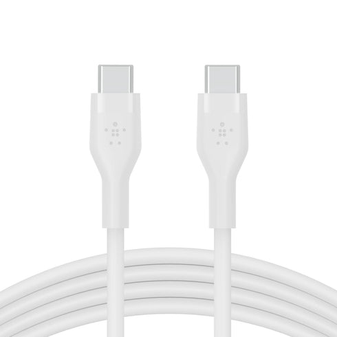 Belkin BoostCharge Flex Silicone USB-C to USB-C Cable (3M/10FT), MFi-Certified Charging Cable for iPhone 15 Series, Samsung Galaxy Series, Google ...