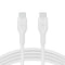 Belkin BoostCharge Flex Silicone USB-C to USB-C Cable (3M/10FT), MFi-Certified Charging Cable for iPhone 15 Series, Samsung Galaxy Series, Google ...