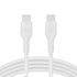 Belkin BoostCharge Flex Silicone USB-C to USB-C Cable (3M/10FT), MFi-Certified Charging Cable for iPhone 15 Series, Samsung Galaxy Series, Google ...