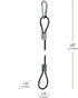 Metal Rope Cord with Snap Hook for Hanging Bird Feeders, Baths and Baffles, M955-200, 48 Inch Long, 1 Piece...