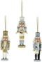 Kurt S. Adler 5-Inch Silver and Gold Nutcracker, 3 Piece Set Ornaments, Multi, 3 Count, C5903...