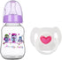 JIZHI Reborn Baby Doll Bottle and Magnetic Pacifier Set, Baby Doll Accessories for Reborn Baby Dolls, Pretend Play Feeding Toy Kids Gift (Purple)...