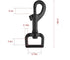 Swivel Eye Bolt Snap Hooks Black Heavy Duty Dog Leash Clips Dog Leash Clasp Dog Leash Snaps Hooks Trigger Clip Trigger Snaps 3/4" 4pcs...