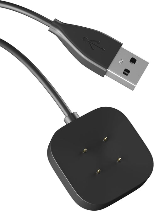 Compatible for Fitbit Sense/Sense 2/Versa 4/Versa 3 Charger Replacement 3.3FT USB Magnetic Fast Charging Cable Dock Stand for Fitbit Sense/Sense 2...