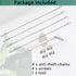 Anti Theft Security Chain Anti Drop Mount Compatible with Google Nest Cam Outdoor(Battery) Camera, 4 Pack (Cam Not Included)...