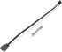 for Corsair RGB to Standard ARGB 4-Pin 5V Adapter Connector RGB Cable 25cm Extension Cord PVC...