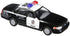 KiNSMART Ford Crown Victoria 5" 1:42 Scale Police Interceptor Car w/Pullback Action...