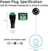 10 Pairs 12V 5A DC Power Plug Connectors (5.5mm x 2.1mm) – Includes 10 Male & 10 Female Jacks for LED Strips, CCTV Cameras, Security Systems & Mor...