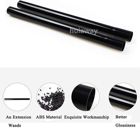 6 Pcs 1.25inch Universal Vacuum Extension Wand Vacuum Attachments 1 1/4 inch, 1 1/4" Friction Fit Extension Wand, Vacuum Cleaner Extension Tube...