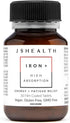 JSHealth Vitamins Iron+ Supplement for Energy Support - Iron Deficiency Pills with Vitamin C and Vitamin B12 - No Nausea or Constipation - (30 Tab...