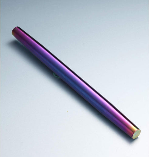 Berglander Rainbow Rolling Pin, 16.7 Inches Stainless Steel Colorful Matte Finish With Rainbow Titanium Plating Rolling Pin For Baking Pizza Dough...