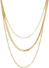 14K Gold Plated Layering Choker Necklaces for Women| Snake Chain,Cuban Link Chain,Paperclip Layered Chains Necklace for Women Trendy Jewelry....