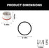 for Watts 800M4 1/2" & 3/4" Vent Float Repair Kit - Freeze Resistant, Fits 0887725 887725 RK 800M4-FR-V...