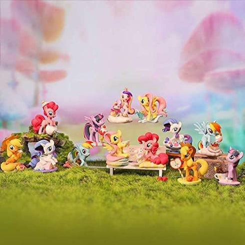 POP MART My Little Pony Leisure Afternoon Series, My Little Pony Blind Box Figures, Random Design Action Figures Collectible Toys Home Decorations...
