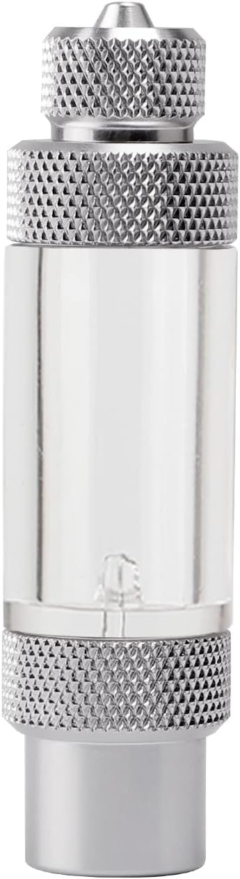 Aquarium CO2 Bubble Counter with Built-in Check Valve for CO2 Generator Regulator, Single Head...