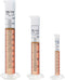 ULAB Scientific Plastic Measuring Cylinder Set, 3 Sizes 10ml 50ml 100ml, PP Material Hexagonal Base, Blue Printed Graduation, UMC1003...