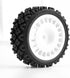 4Pcs Rubber Tire Plastic Wheel Tyre for Tamiya XV-01 XV01 TA06 TT-01 TT-02 PTG-2 RC Rally 1/10 RC Car Upgrades Parts Accessories...