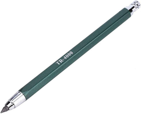 Charcoal Pencil, 4mm Sketch Flat Lead Mechanical Pencil Art Sketching Calligraphy Marking Tool with Charcoal Pencil Core...