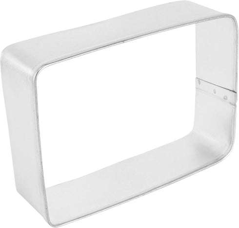 CybrTrayd R&M Rectangle 3.5" Cookie Cutter, Metallic...