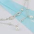 Boho Infinite Anklet Bracelets Pearl Layered Anklet Chain Silver Beach Foot Jewelry for Women...