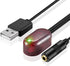 IR Repeater Hidden Infrared Remote Extender System 1 Receiver 4 Emitters Control Kit USB Adapter for Amplifier Cable Box Satellite TV Receiver CD ...