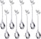 AnSaw 8-Pieces 4.7-Inch Small Coffee Spoons With Leaf Handle(Silver)...