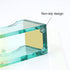 Acrylic Rainbow Desktop Tape Dispenser Heavy Duty Stylish Gold Non Skid Tape Holder Cutter for Home, School and Office Supplies (R-1)...