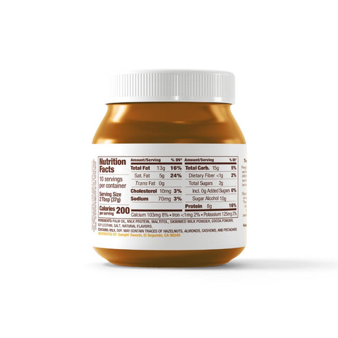 Pongo Salted Caramel Spread - Low Sugar, Low Carb Sauce, Keto-Friendly Dessert Topping (13 Oz Jar)...