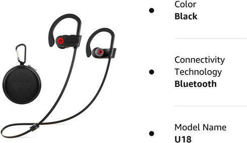 Otium Bluetooth Earbuds Wireless Headphones Bluetooth Headphones, Sports Earbuds, IPX7 Waterproof Stereo Earphones for Gym Running 15 Hours Playti...