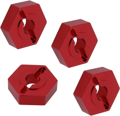 RC Aluminum Wheel Hubs Hex Driver Adapter for 1/16 Slash E-Revo Summit, Upgrade 7154...
