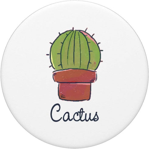 Cactus Cacti Succulent Floral Kawaii Cute Plant Lover Gifts PopSockets PopGrip: Swappable Grip for Phones & Tablets...