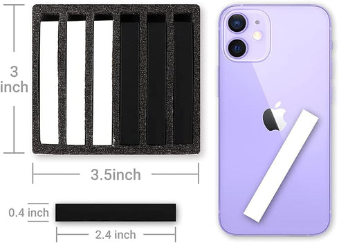 HA SHI Charcoal Sticks for Professional Artists, Square Non-Toxic Art Supplies, Dry Pastels Set, 6 Long Sticks (White & Black)...