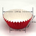 Bright Red Foil Cupcake Liners Standard Sized Baking Cups for Party, Wedding and More, 120-Count...