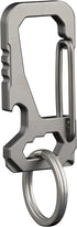 FULLGUEEN Titanium Heavy Duty Keychain Carabiner,Multifunctional EDC Key Clip with Bottle Opener...