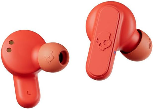 Skullcandy Dime In-Ear Wireless Earbuds, 12 Hr Battery, Microphone, Works with iPhone Android and Bluetooth Devices - Red...