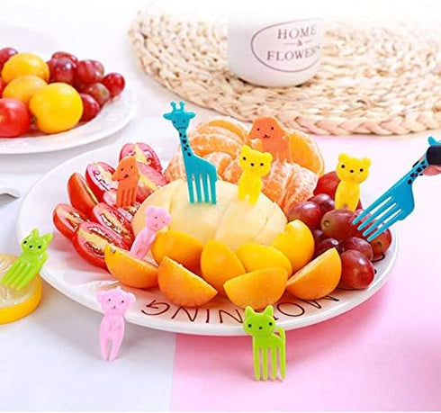 Tegg Food Pick 30PCS Cute Animal Bento Decoration Food Picks Forks Skewer For Lunch Box Mini Cartoon Toothpick...