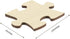 Blank Puzzle with 24 Pieces, Each Piece is Unique, Blank Wooden Jigsaw Puzzles with Puzzle Tray for Crafts & DIY, Make Your Own Puzzle 11.7x8.8 In...