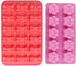 Animal Dog and Cat Bone and Paw Print Silicone Baking Pan flexible Baking Mold Dog Puppy Treat Cookie Pet Oven safe (2 PACK)...